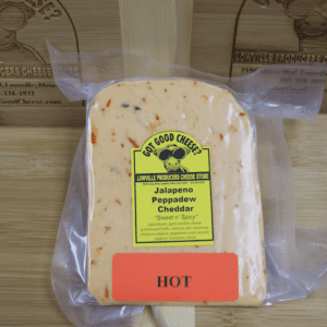 Jalapeno Peppadew Cheddar (Hot)